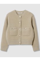 【アナイ/ANAYI】のウールブークレブルゾン カーディガン 人気、トレンドファッション・服の通販 founy(ファニー) ファッション Fashion レディースファッション Fashion for Women トップス・カットソー Cut & Sew Tops ニット Knit Tops & Sweaters カーディガン・羽織り Layered Style Cardigans おすすめ Recommended / Our Picks エレガント 上品 Elegant カーディガン Cardigan, Knitwear ショルダー Shoulder, Shoulder Strap ショート Short, Short Length ドロップ Drop Shoulder, Dropped Style ブルゾン Blouson, Bomber Jacket メタル Metal, Metal Parts 今秋 This Fall 新作・新入荷 New Arrivals / New In thumbnail ベージュ|ID: prp329100004658541 ipo3291000000033715839