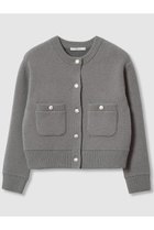 【アナイ/ANAYI】のウールブークレブルゾン カーディガン グレー|ID: prp329100004658541 ipo3291000000035492747