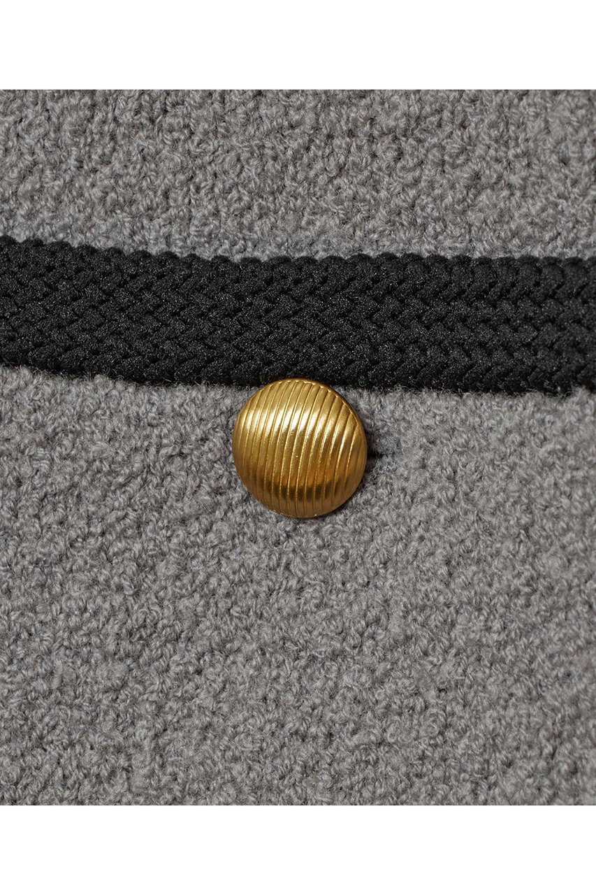 【アナイ/ANAYI】のウールブークレポケットロング カーディガン 人気、トレンドファッション・服の通販 founy(ファニー) 　ファッション　Fashion　レディースファッション　Fashion for Women　トップス・カットソー　Cut & Sew Tops　ニット　Knit Tops & Sweaters　カーディガン・羽織り　Layered Style Cardigans　カーディガン　Cardigan, Knitwear　ポケット　Pocket, Pocket Detail　メタル　Metal, Metal Parts　エレガント 上品　Elegant　今秋　This Fall　定番　Standard, Basic Item　other-3|ID: prp329100004658542 ipo3291000000036047988