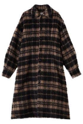 【オブリオ/AUBRIOT】 ビッグチェックシャギーコート人気、トレンドファッション・服の通販 founy(ファニー) ファッション Fashion レディースファッション Fashion for Women アウター Coat / Outerwear Collection コート・ロングコート・ピーコート Long Coats, Peacoats & More チェック Check, Plaid, Tartan ビッグ Big, Oversized ラグジュアリー Luxury, Elegant ロング Long, Long-Length 新作・新入荷 New Arrivals / New In A/W・秋冬 Autumn/Winter |ID:prp329100004658545