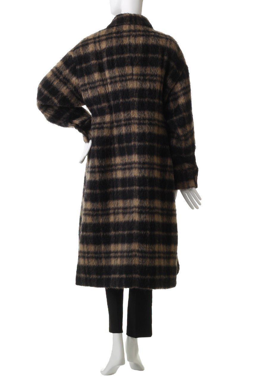 【オブリオ/AUBRIOT】のビッグチェックシャギーコート 人気、トレンドファッション・服の通販 founy(ファニー) 　ファッション　Fashion　レディースファッション　Fashion for Women　アウター　Coat / Outerwear Collection　コート・ロングコート・ピーコート　Long Coats, Peacoats & More　チェック　Check, Plaid, Tartan　ビッグ　Big, Oversized　ラグジュアリー　Luxury, Elegant　ロング　Long, Long-Length　再入荷　Restock / Back in Stock　A/W・秋冬　Autumn/Winter　other-4|ID: prp329100004658545 ipo3291000000036048009