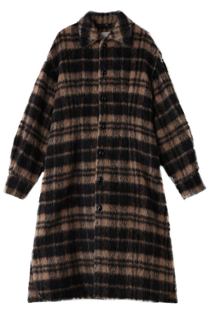 【オブリオ/AUBRIOT】のビッグチェックシャギーコート インテリア・キッズ・メンズ・レディースファッション・服の通販 founy(ファウニー) https://founy.com/ ファッション Fashion レディースファッション Fashion for Women アウター Coat / Outerwear Collection コート・ロングコート・ピーコート Long Coats, Peacoats & More チェック Check, Plaid, Tartan ビッグ Big, Oversized ラグジュアリー Luxury, Elegant ロング Long, Long-Length A/W・秋冬 Autumn/Winter |ID: prp329100004658545 ipo3291000000036923553