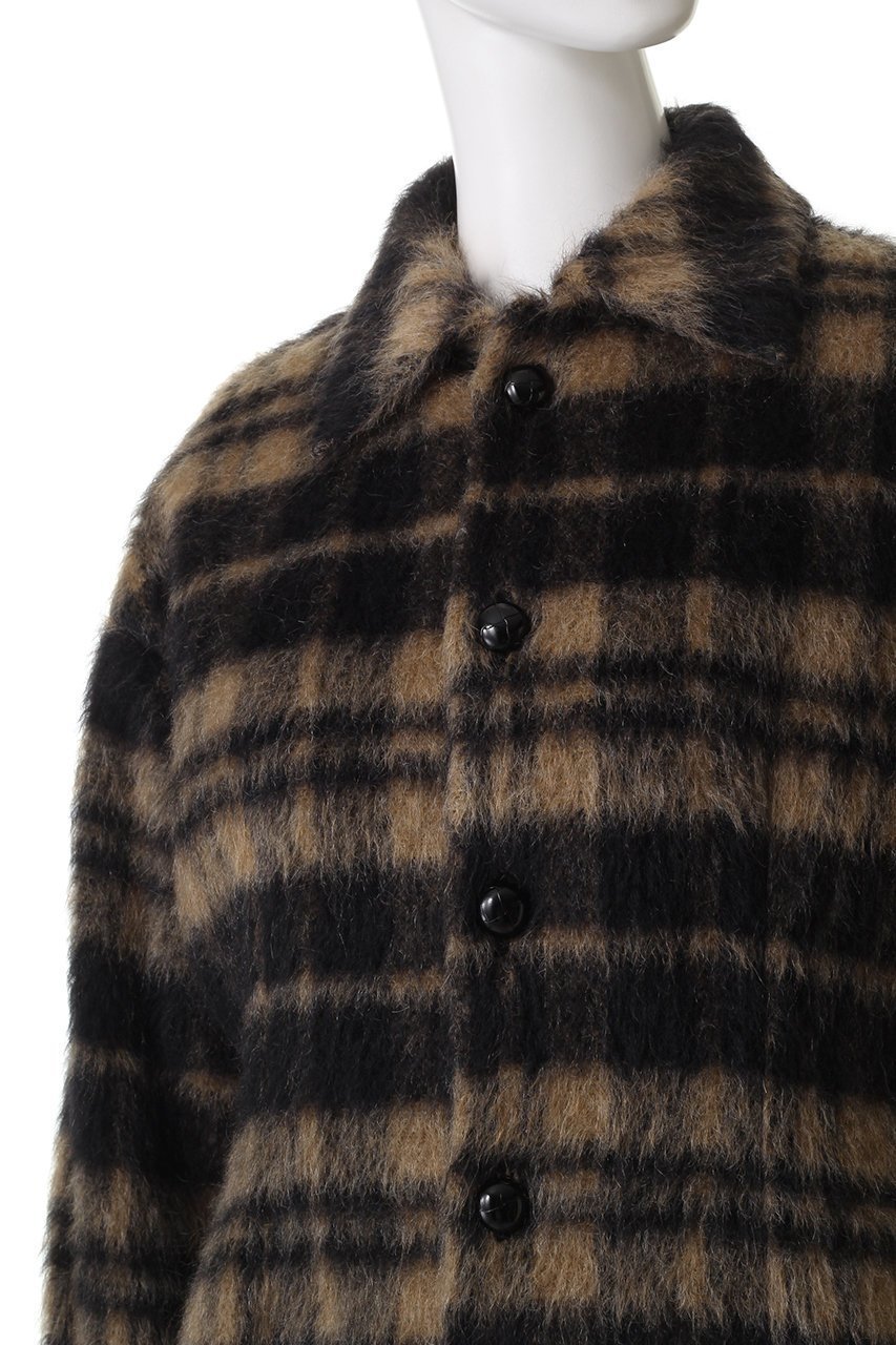 【オブリオ/AUBRIOT】のビッグチェックシャギーコート 人気、トレンドファッション・服の通販 founy(ファニー) 　ファッション　Fashion　レディースファッション　Fashion for Women　アウター　Coat / Outerwear Collection　コート・ロングコート・ピーコート　Long Coats, Peacoats & More　チェック　Check, Plaid, Tartan　ビッグ　Big, Oversized　ラグジュアリー　Luxury, Elegant　ロング　Long, Long-Length　A/W・秋冬　Autumn/Winter　other-5|ID: prp329100004658545 ipo3291000000036923564