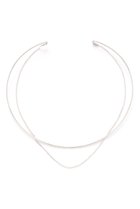 【アドーア/ADORE】のMELTING CHOKER 人気、トレンドファッション・服の通販 founy(ファニー) ファッション Fashion レディースファッション Fashion for Women ジュエリー Jewelry ネックレス Necklaces & Pendants シンプル Simple, Minimal チェーン Chain, Chain Strap ネックレス Necklace, Pendant Necklace thumbnail シルバー|ID: prp329100004660057 ipo3291000000035863328