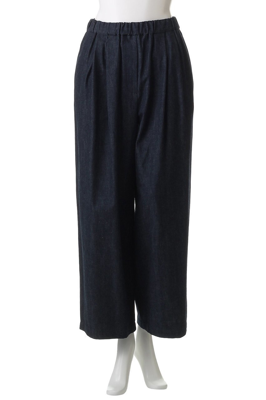 【エブール/ebure】の【9/5 0:00販売開始】【店舗限定】スラブデニム タックパンツ 人気、トレンドファッション・服の通販 founy(ファニー) 　ファッション　Fashion　レディースファッション　Fashion for Women　パンツ　Pants & Trousers　デニムパンツ・ジーンズ・美脚デニム　Denim Jeans & Pants　おすすめ　Recommended / Our Picks　ギャザー　Gathered, Ruffled　シンプル　Simple, Minimal　ジャケット　Jacket, Outerwear　デニム　Denim, Jeans Material　ワイド　Wide, Wide Fit　other-2|ID: prp329100004660064 ipo3291000000033724823