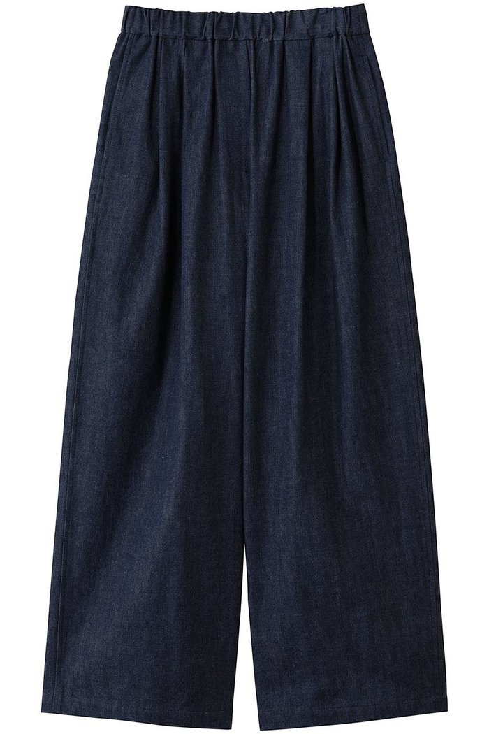 【エブール/ebure】の【店舗限定】スラブデニム タックパンツ インテリア・キッズ・メンズ・レディースファッション・服の通販 founy(ファニー) https://founy.com/ ファッション Fashion レディースファッション Fashion for Women パンツ Pants & Trousers デニムパンツ・ジーンズ・美脚デニム Denim Jeans & Pants おすすめ Recommended / Our Picks ギャザー Gathered, Ruffled シンプル Simple, Minimal ジャケット Jacket, Outerwear デニム Denim, Jeans Material ワイド Wide, Wide Fit |ID: prp329100004660064 ipo3291000000036134174