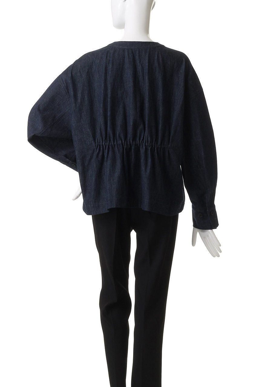 【エブール/ebure】の【店舗限定】スラブデニム ギャザージャケット 人気、トレンドファッション・服の通販 founy(ファニー) 　ファッション　Fashion　レディースファッション　Fashion for Women　アウター　Coat / Outerwear Collection　レディースジャケット・軽アウター　Jackets　ギャザー　Gathered, Ruffled　ショート　Short, Short Length　ジャケット　Jacket, Outerwear　デニム　Denim, Jeans Material　バランス　Balance, Style Balance　ボトム　Bottoms, Lower Wear　ワイド　Wide, Wide Fit　other-4|ID: prp329100004660066 ipo3291000000036134185