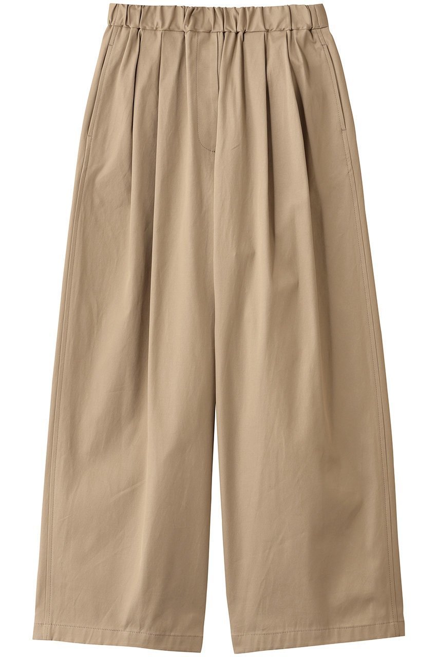 【エブール/ebure】の【店舗限定】ハイカウントチノ タックパンツ 人気、トレンドファッション・服の通販 founy(ファニー) ファッション Fashion レディースファッション Fashion for Women パンツ Pants & Trousers カットソー Cut and Sewn Top ギャザー Gathered, Ruffled シンプル Simple, Minimal ジャケット Jacket, Outerwear ワイド Wide, Wide Fit エレガント 上品 Elegant other-1|ID: prp329100004660068 ipo3291000000035492984