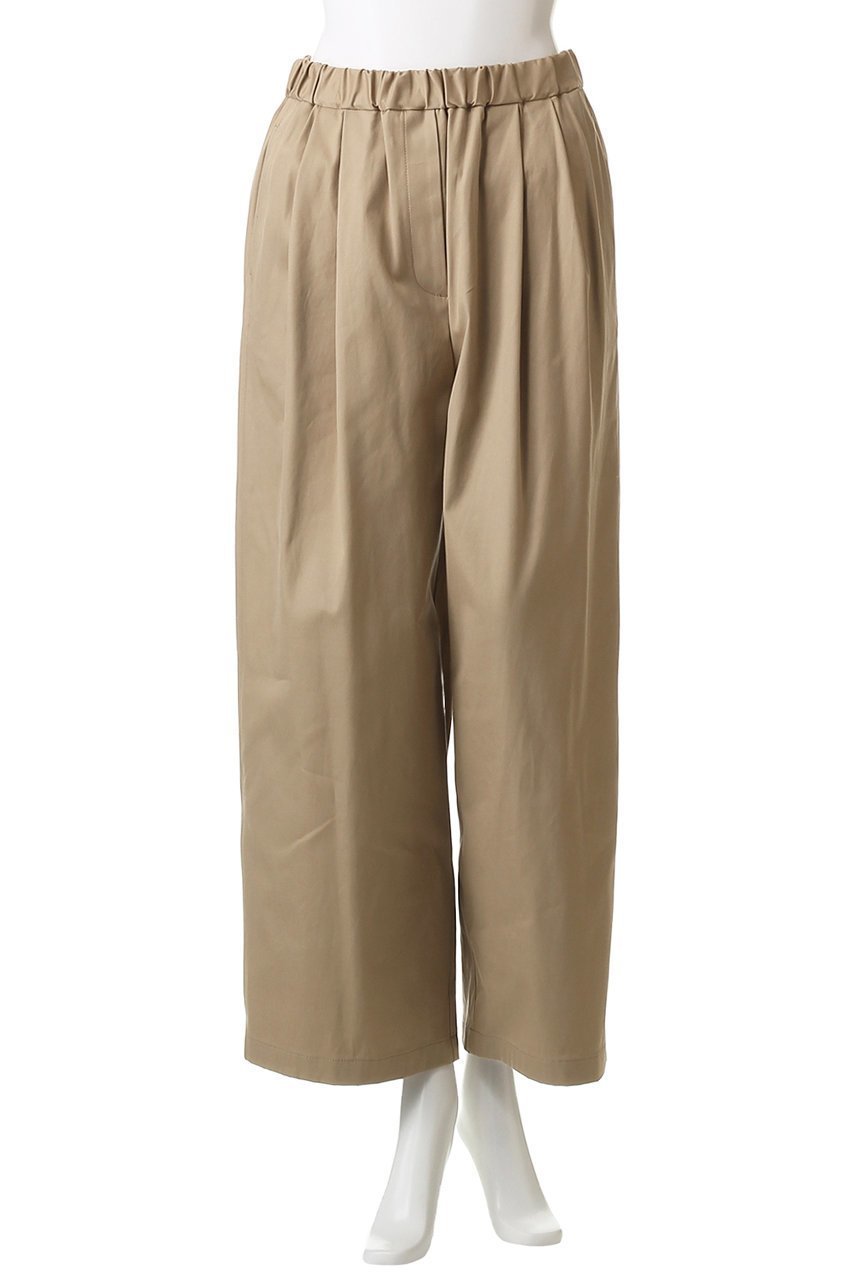 【エブール/ebure】の【店舗限定】ハイカウントチノ タックパンツ 人気、トレンドファッション・服の通販 founy(ファニー) ファッション Fashion レディースファッション Fashion for Women パンツ Pants & Trousers カットソー Cut and Sewn Top ギャザー Gathered, Ruffled シンプル Simple, Minimal ジャケット Jacket, Outerwear ワイド Wide, Wide Fit エレガント 上品 Elegant other-2|ID: prp329100004660068 ipo3291000000035492986