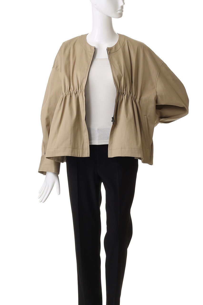 【エブール/ebure】の【店舗限定】ハイカウントチノ ギャザージャケット 人気、トレンドファッション・服の通販 founy(ファニー) 　ファッション　Fashion　レディースファッション　Fashion for Women　アウター　Coat / Outerwear Collection　レディースジャケット・軽アウター　Jackets　おすすめ　Recommended / Our Picks　ギャザー　Gathered, Ruffled　ジャケット　Jacket, Outerwear　バランス　Balance, Style Balance　ボトム　Bottoms, Lower Wear　other-7|ID: prp329100004660071 ipo3291000000035493002