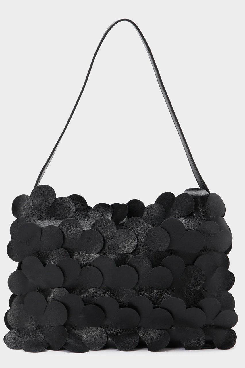 【ル フィル/LE PHIL】のFLOWER SQUARE BAG S インテリア・キッズ・メンズ・レディースファッション・服の通販 founy(ファニー) 　ファッション　Fashion　レディースファッション　Fashion for Women　バッグ　Bags　モダン　Modern, Contemporary　モチーフ　Motif, Design Theme　再入荷　Restock / Back in Stock　ブラック|ID: prp329100004660078 ipo3291000000033724907