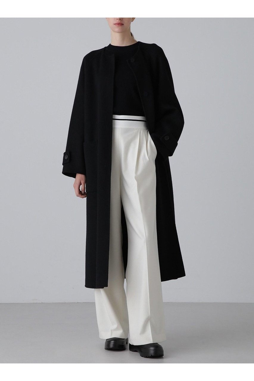 【アドーア/ADORE】のインビジブルアウター インテリア・キッズ・メンズ・レディースファッション・服の通販 founy(ファニー) 　ファッション　Fashion　レディースファッション　Fashion for Women　アウター　Coat / Outerwear Collection　コート・ロングコート・ピーコート　Long Coats, Peacoats & More　エレガント 上品　Elegant　パッチ　Patch, Appliqué　フロント　Front, Front Design　ポケット　Pocket, Pocket Detail　ヨーク　Yoke, Yoke Design　ロング　Long, Long-Length　ブラック|ID: prp329100004660148 ipo3291000000033725300