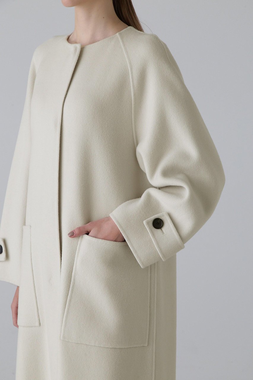 【アドーア/ADORE】のインビジブルアウター 人気、トレンドファッション・服の通販 founy(ファニー) 　ファッション　Fashion　レディースファッション　Fashion for Women　アウター　Coat / Outerwear Collection　コート・ロングコート・ピーコート　Long Coats, Peacoats & More　エレガント 上品　Elegant　パッチ　Patch, Appliqué　フロント　Front, Front Design　ポケット　Pocket, Pocket Detail　ヨーク　Yoke, Yoke Design　ロング　Long, Long-Length　other-7|ID: prp329100004660148 ipo3291000000033725309