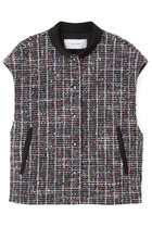 【アドーア/ADORE】のトリコロールツィードジャケット 人気、トレンドファッション・服の通販 founy(ファニー) ファッション Fashion レディースファッション Fashion for Women アウター Coat / Outerwear Collection レディースジャケット・軽アウター Jackets サテン Satin, Glossy Fabric ジャケット Jacket, Outerwear ツイード／ツィード Choker, Choker Necklace ツイード Twill, Twill Weave ミックス Mix, Mixed Style ルーズ Loose, Oversized 再入荷 Restock / Back in Stock thumbnail ネイビー|ID: prp329100004660153 ipo3291000000033725327