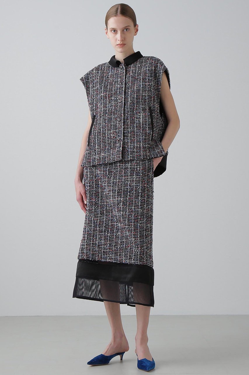 【アドーア/ADORE】のトリコロールツィードジャケット 人気、トレンドファッション・服の通販 founy(ファニー) 　ファッション　Fashion　レディースファッション　Fashion for Women　アウター　Coat / Outerwear Collection　レディースジャケット・軽アウター　Jackets　サテン　Satin, Glossy Fabric　ジャケット　Jacket, Outerwear　ツイード／ツィード　Choker, Choker Necklace　ツイード　Twill, Twill Weave　ミックス　Mix, Mixed Style　ルーズ　Loose, Oversized　再入荷　Restock / Back in Stock　other-3|ID: prp329100004660153 ipo3291000000033725332