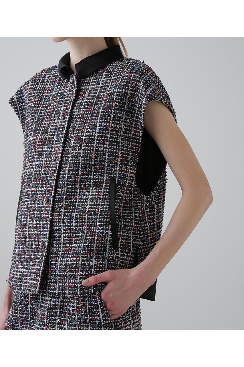 【アドーア/ADORE】のトリコロールツィードジャケット 人気、トレンドファッション・服の通販 founy(ファニー) 　ファッション　Fashion　レディースファッション　Fashion for Women　アウター　Coat / Outerwear Collection　レディースジャケット・軽アウター　Jackets　サテン　Satin, Glossy Fabric　ジャケット　Jacket, Outerwear　ツイード／ツィード　Choker, Choker Necklace　ツイード　Twill, Twill Weave　ミックス　Mix, Mixed Style　ルーズ　Loose, Oversized　再入荷　Restock / Back in Stock　other-7|ID: prp329100004660153 ipo3291000000033725340