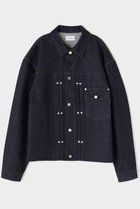 【ル フィル/LE PHIL】のTHE JEAN JACKET 人気、トレンドファッション・服の通販 founy(ファニー) ファッション Fashion レディースファッション Fashion for Women アウター Coat / Outerwear Collection レディースジャケット・軽アウター Jackets ショルダー Shoulder, Shoulder Strap ジャケット Jacket, Outerwear デニム Denim, Jeans Material ドロップ Drop Shoulder, Dropped Style ニューヨーク New York, NYC Style ビッグ Big, Oversized エレガント 上品 Elegant thumbnail ネイビー|ID: prp329100004660157 ipo3291000000033725345