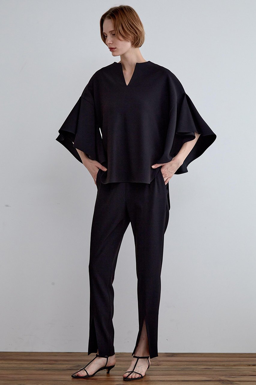 【ル フィル/LE PHIL】の2WAYツイルフロントスリットパンツ(+10cm丈) 人気、トレンドファッション・服の通販 founy(ファニー) 　ファッション　Fashion　レディースファッション　Fashion for Women　パンツ　Pants & Trousers　ストレッチ　Stretch, Stretchy Fabric　スリット　Slit, Slit Detail　フィット　Fit, Slim Fit　other-4|ID: prp329100004660162 ipo3291000000033831527