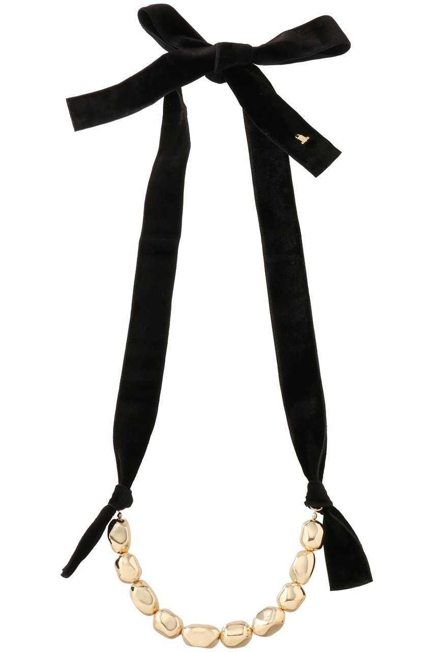 【ランバン オン ブルー/LANVIN en Bleu】のベルベットリボンメタルネックレス 人気、トレンドファッション・服の通販 founy(ファニー) 　ファッション　Fashion　レディースファッション　Fashion for Women　ジュエリー　Jewelry　ネックレス　Necklaces & Pendants　チェーン　Chain, Chain Strap　ドッキング　Docking, Mixed Material　ネックレス　Necklace, Pendant Necklace　ベルベット　Velvet, Velvety　リボン　Ribbon, Bow　ロング　Long, Long-Length　新作・新入荷　New Arrivals / New In　other-3|ID: prp329100004664766 ipo3291000000033743730