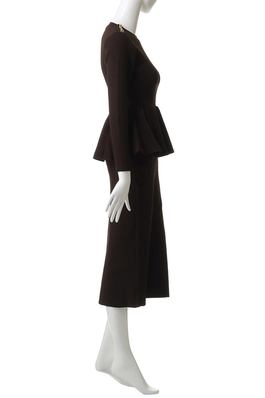 【コルコバード/CORCOVADO】のペプラムニットドレス 人気、トレンドファッション・服の通販 founy(ファニー) 　ファッション　Fashion　レディースファッション　Fashion for Women　ワンピース　Dresses　フォーマル・パーティードレス・結婚式用ドレス　Elegant & Casual Dresses　チュニック　Tunic Tops & Dresses　2025年　2025　2025-2026秋冬・A/W　Autumn/Winter 2025–26 AW25–26　おすすめ　Recommended / Our Picks　シンプル　Simple, Minimal　チュニック　Tunic, Long Top　ドレス　Dress, One-Piece　フォルム　Silhouette, Form　ペプラム　Peplum, Flared Hem　A/W・秋冬　Autumn/Winter　軽量　Lightweight, Ultra Light　other-3|ID: prp329100004664777 ipo3291000000033743858