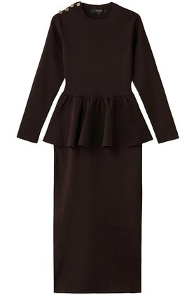 【コルコバード/CORCOVADO】 ペプラムニットドレス人気、トレンドファッション・服の通販 founy(ファニー) ファッション Fashion レディースファッション Fashion for Women ワンピース Dresses フォーマル・パーティードレス・結婚式用ドレス Elegant & Casual Dresses チュニック Tunic Tops & Dresses おすすめ Recommended / Our Picks シンプル Simple, Minimal チュニック Tunic, Long Top ドレス Dress, One-Piece フォルム Silhouette, Form ペプラム Peplum, Flared Hem 軽量 Lightweight, Ultra Light |ID:prp329100004664777