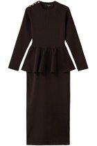 【コルコバード/CORCOVADO】のペプラムニットドレス 人気、トレンドファッション・服の通販 founy(ファニー) ファッション Fashion レディースファッション Fashion for Women ワンピース Dresses フォーマル・パーティードレス・結婚式用ドレス Elegant & Casual Dresses チュニック Tunic Tops & Dresses おすすめ Recommended / Our Picks シンプル Simple, Minimal チュニック Tunic, Long Top ドレス Dress, One-Piece フォルム Silhouette, Form ペプラム Peplum, Flared Hem 軽量 Lightweight, Ultra Light thumbnail ブラウン|ID: prp329100004664777 ipo3291000000035415003