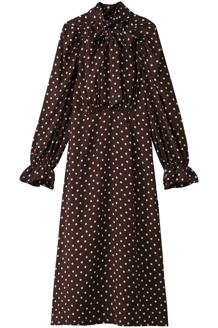 【コルコバード/CORCOVADO】のドットプリントショコラドレス インテリア・キッズ・メンズ・レディースファッション・服の通販 founy(ファニー) https://founy.com/ ファッション Fashion レディースファッション Fashion for Women ワンピース Dresses フォーマル・パーティードレス・結婚式用ドレス Elegant & Casual Dresses チュニック Tunic Tops & Dresses 2025年 2025 2025-2026秋冬・A/W Autumn/Winter 2025–26 AW25–26 クラシック Classic, Timeless Style チュニック Tunic, Long Top トレンド Trend, Trending Now ドット Polka Dot, Dot Pattern ドレス Dress, One-Piece プリント Print, Printed Pattern 今季 This Season, Current Season A/W・秋冬 Autumn/Winter |ID: prp329100004664780 ipo3291000000033743877