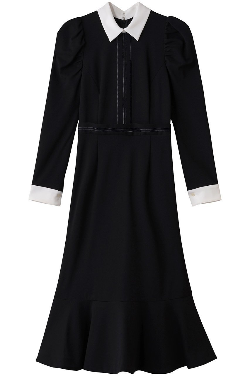【コルコバード/CORCOVADO】の白襟リトルブラックドレス 人気、トレンドファッション・服の通販 founy(ファニー) 　ファッション　Fashion　レディースファッション　Fashion for Women　ワンピース　Dresses　フォーマル・パーティードレス・結婚式用ドレス　Elegant & Casual Dresses　チュニック　Tunic Tops & Dresses　2025年　2025　2025-2026秋冬・A/W　Autumn/Winter 2025–26 AW25–26　エレガント 上品　Elegant　オケージョン　Occasion Wear　チュニック　Tunic, Long Top　ドレス　Dress, One-Piece　ビジネス 仕事 通勤　Business / Work / Commuting　フォルム　Silhouette, Form　マーメイド　Mermaid, Fishtail Silhouette　A/W・秋冬　Autumn/Winter　 other-1|ID: prp329100004664781 ipo3291000000033743885