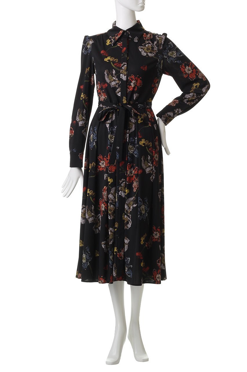 【コルコバード/CORCOVADO】のジャージーシャツドレス 人気、トレンドファッション・服の通販 founy(ファニー) 　ファッション　Fashion　レディースファッション　Fashion for Women　ワンピース　Dresses　フォーマル・パーティードレス・結婚式用ドレス　Elegant & Casual Dresses　チュニック　Tunic Tops & Dresses　2025年　2025　2025-2026秋冬・A/W　Autumn/Winter 2025–26 AW25–26　チュニック　Tunic, Long Top　ドレス　Dress, One-Piece　プリント　Print, Printed Pattern　リボン　Ribbon, Bow　エレガント 上品　Elegant　A/W・秋冬　Autumn/Winter　other-2|ID: prp329100004664782 ipo3291000000033743894