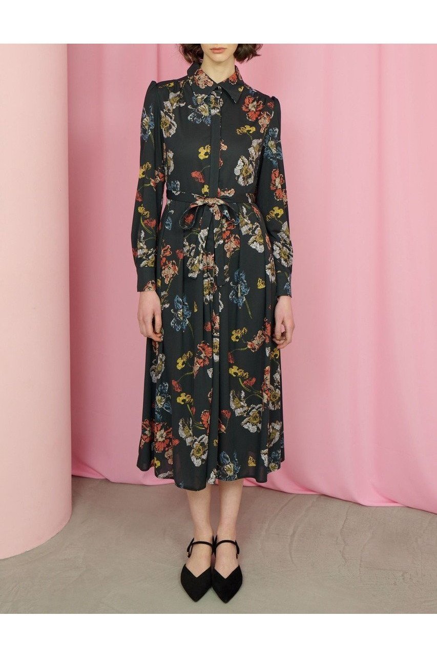 【コルコバード/CORCOVADO】のジャージーシャツドレス 人気、トレンドファッション・服の通販 founy(ファニー) 　ファッション　Fashion　レディースファッション　Fashion for Women　ワンピース　Dresses　フォーマル・パーティードレス・結婚式用ドレス　Elegant & Casual Dresses　チュニック　Tunic Tops & Dresses　2025年　2025　2025-2026秋冬・A/W　Autumn/Winter 2025–26 AW25–26　チュニック　Tunic, Long Top　ドレス　Dress, One-Piece　プリント　Print, Printed Pattern　リボン　Ribbon, Bow　エレガント 上品　Elegant　A/W・秋冬　Autumn/Winter　other-6|ID: prp329100004664782 ipo3291000000033743898