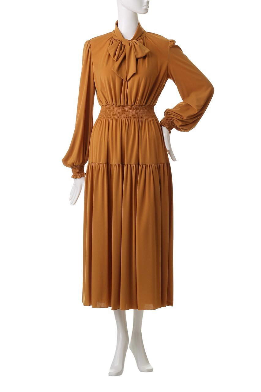 【コルコバード/CORCOVADO】のボウタイリボンドレス 人気、トレンドファッション・服の通販 founy(ファニー) 　ファッション　Fashion　レディースファッション　Fashion for Women　ワンピース　Dresses　フォーマル・パーティードレス・結婚式用ドレス　Elegant & Casual Dresses　チュニック　Tunic Tops & Dresses　ギャザー　Gathered, Ruffled　シューズ　Shoes, Footwear　スニーカー　Sneakers, Trainers　チュニック　Tunic, Long Top　バレエ　Ballet, Ballet Style　リラックス　Relax, Relaxed Fit　人気　Popular, Best Seller　other-2|ID: prp329100004664783 ipo3291000000035784042