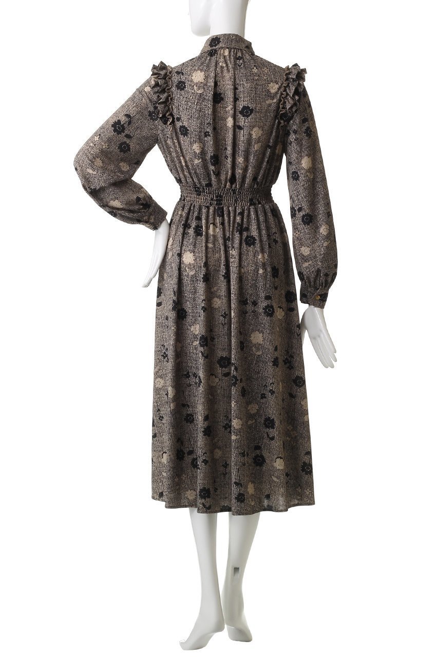 【コルコバード/CORCOVADO】のプリントボウタイドレス 人気、トレンドファッション・服の通販 founy(ファニー) 　ファッション　Fashion　レディースファッション　Fashion for Women　ワンピース　Dresses　フォーマル・パーティードレス・結婚式用ドレス　Elegant & Casual Dresses　チュニック　Tunic Tops & Dresses　オケージョン　Occasion Wear　チュニック　Tunic, Long Top　ドレス　Dress, One-Piece　フラワー　Flower, Floral　フリル　Frill, Ruffle　プリント　Print, Printed Pattern　リボン　Ribbon, Bow　other-4|ID: prp329100004664785 ipo3291000000036014834