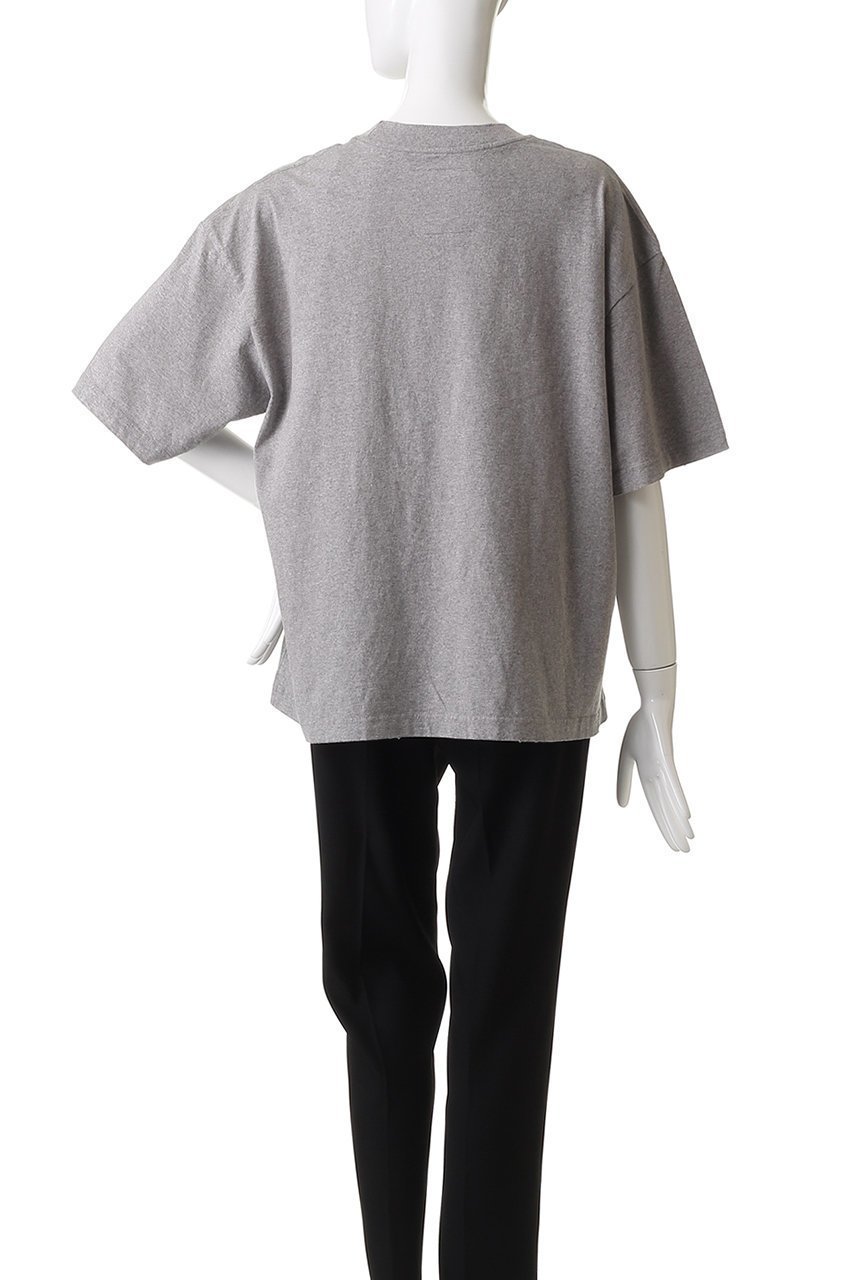 【メゾン ミハラヤスヒロ/Maison MIHARA YASUHIRO】のEMBELLISHED DISTRESSED Tシャツ 人気、トレンドファッション・服の通販 founy(ファニー) 　ファッション　Fashion　レディースファッション　Fashion for Women　トップス・カットソー　Cut & Sew Tops　シャツ・ブラウス・オフィスカジュアル　Elegant Blouses & Button-Ups　ロングTシャツ・Tシャツ　Longline T-Shirts & Tees　カットソー・ベーシックTシャツ　Cut-and-Sewn Tops / Stretch Tees & Basics　ショート　Short, Short Length　シンプル　Simple, Minimal　ストーン　Stone, Gem-Like　スリーブ　Sleeve, Long Sleeve / Short Sleeve　ダメージ　Distressed, Destroyed　フロント　Front, Front Design　ボトム　Bottoms, Lower Wear　other-4|ID: prp329100004664795 ipo3291000000035948095