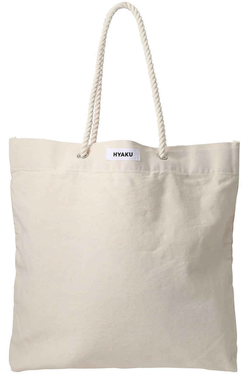 【キャサリンハムネット/KATHARINE HAMNETT LONDON】の【UNISEX】【KATHARINE HAMNETT×HYAKU】コラボレーションスローガン トートバッグ 人気、トレンドファッション・服の通販 founy(ファニー) 　ファッション　Fashion　レディースファッション　Fashion for Women　バッグ　Bags　ユニセックス　Unisex, Genderless　プリント　Print, Printed Pattern　手編み　Hand-Knitted, Handmade Knit　新作・新入荷　New Arrivals / New In　other-4|ID: prp329100004664799 ipo3291000000033744007