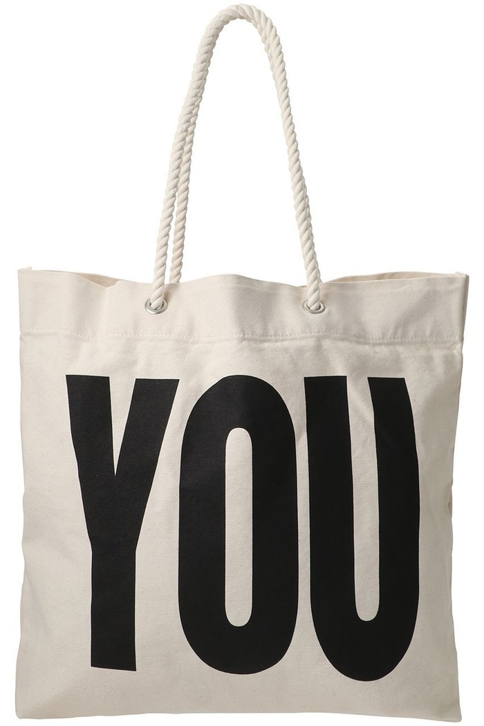 【キャサリンハムネット/KATHARINE HAMNETT LONDON】の【UNISEX】【KATHARINE HAMNETT×HYAKU】コラボレーションスローガン トートバッグ インテリア・キッズ・メンズ・レディースファッション・服の通販 founy(ファニー) https://founy.com/ ファッション Fashion レディースファッション Fashion for Women バッグ Bags ユニセックス Unisex, Genderless プリント Print, Printed Pattern 手編み Hand-Knitted, Handmade Knit |ID: prp329100004664799 ipo3291000000035694829