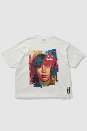 【キャサリンハムネット/KATHARINE HAMNETT LONDON】の【UNISEX】ミック・ジャガーbyカズオオモリ コラボレーションTシャツ 人気、トレンドファッション・服の通販 founy(ファニー) ファッション Fashion レディースファッション Fashion for Women トップス・カットソー Cut & Sew Tops シャツ・ブラウス・オフィスカジュアル Elegant Blouses & Button-Ups ロングTシャツ・Tシャツ Longline T-Shirts & Tees カットソー・ベーシックTシャツ Cut-and-Sewn Tops / Stretch Tees & Basics ユニセックス Unisex, Genderless ショート Short, Short Length スリーブ Sleeve, Long Sleeve / Short Sleeve ワイド Wide, Wide Fit |ID:prp329100004664805