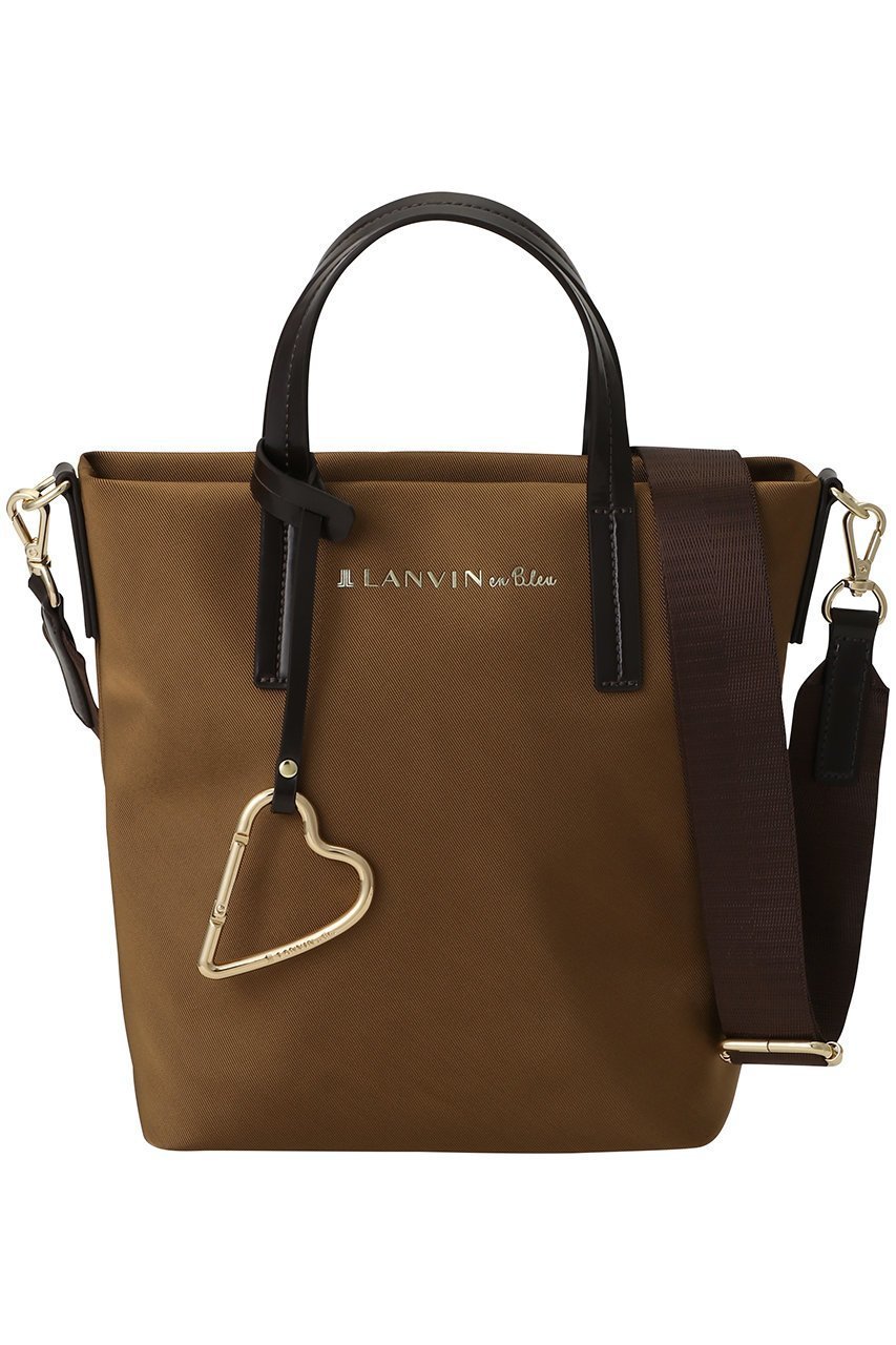【ランバン オン ブルー/LANVIN en Bleu】のマルク ハートカラビナ小トート 484211 インテリア・キッズ・メンズ・レディースファッション・服の通販 founy(ファニー) 　ファッション　Fashion　レディースファッション　Fashion for Women　バッグ　Bags　シンプル　Simple, Minimal　モチーフ　Motif, Design Theme　エレガント 上品　Elegant　新作・新入荷　New Arrivals / New In　キャメル|ID: prp329100004664815 ipo3291000000033744072