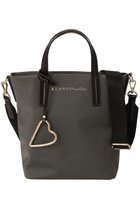 【ランバン オン ブルー/LANVIN en Bleu】のマルク ハートカラビナ小トート 484211 チャコールグレー|ID: prp329100004664815 ipo3291000000036128168