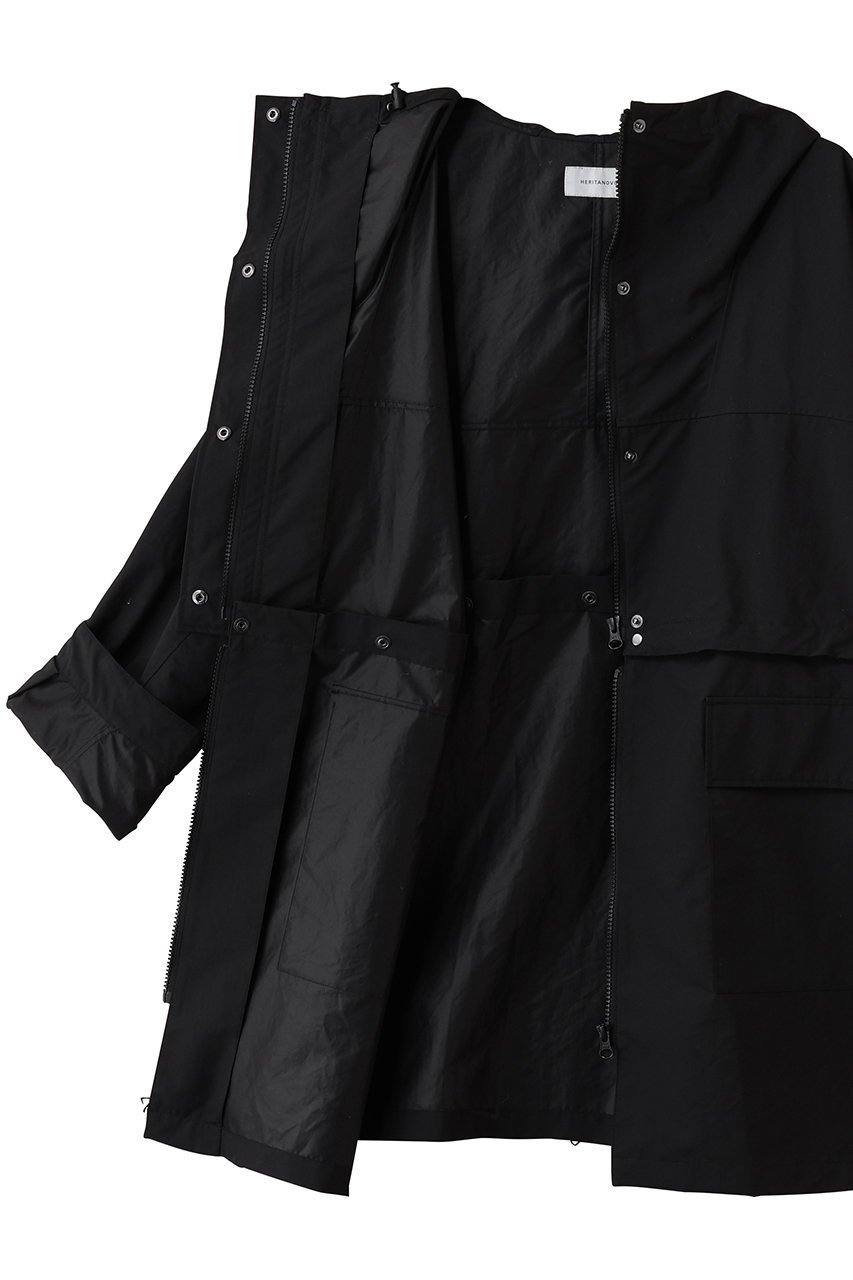 【ガリャルダガランテ/GALLARDAGALANTE】の【HERITANOVUM】2WAYファンクションパーカー 人気、トレンドファッション・服の通販 founy(ファニー) 　ファッション　Fashion　レディースファッション　Fashion for Women　アウター　Coat / Outerwear Collection　コート・ロングコート・ピーコート　Long Coats, Peacoats & More　ショート　Short, Short Length　スタイリッシュ　Stylish, Fashionable　パーカー　Hoodie, Parka　フィット　Fit, Slim Fit　フェミニン　Feminine, Girly　ポケット　Pocket, Pocket Detail　ミドル　Middle Length, Mid Height　新作・新入荷　New Arrivals / New In　other-6|ID: prp329100004664824 ipo3291000000033744146