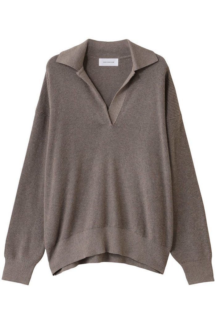 【ガリャルダガランテ/GALLARDAGALANTE】の【HERITANOVUM】ワッフルスッキパーニット インテリア・キッズ・メンズ・レディースファッション・服の通販 founy(ファニー) https://founy.com/ ファッション Fashion レディースファッション Fashion for Women トップス・カットソー Cut & Sew Tops ニット Knit Tops & Sweaters カジュアルプルオーバー・ニットトップス Pullovers & Knit Tops / Casual Pullovers おすすめ Recommended / Our Picks なめらか Smooth, Silky Texture エレガント 上品 Elegant トレンド Trend, Trending Now |ID: prp329100004664826 ipo3291000000033744150