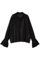 【ガリャルダガランテ/GALLARDAGALANTE】の【HERITANOVUM】クロシェットシャツ 人気、トレンドファッション・服の通販 founy(ファニー) ファッション Fashion レディースファッション Fashion for Women トップス・カットソー Cut & Sew Tops シャツ・ブラウス・オフィスカジュアル Elegant Blouses & Button-Ups クロシェ Crochet, Knitted Lace シアー Sheer, See-Through スリーブ Sleeve, Long Sleeve / Short Sleeve ロング Long, Long-Length 新作・新入荷 New Arrivals / New In thumbnail ブラック|ID: prp329100004664827 ipo3291000000033744163