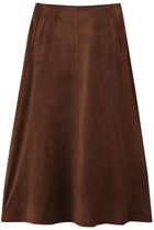 【ガリャルダガランテ/GALLARDAGALANTE】の【HERITANOVUM】フェイクスエードセミフレアスカート ブラウン|ID: prp329100004664829 ipo3291000000036832819