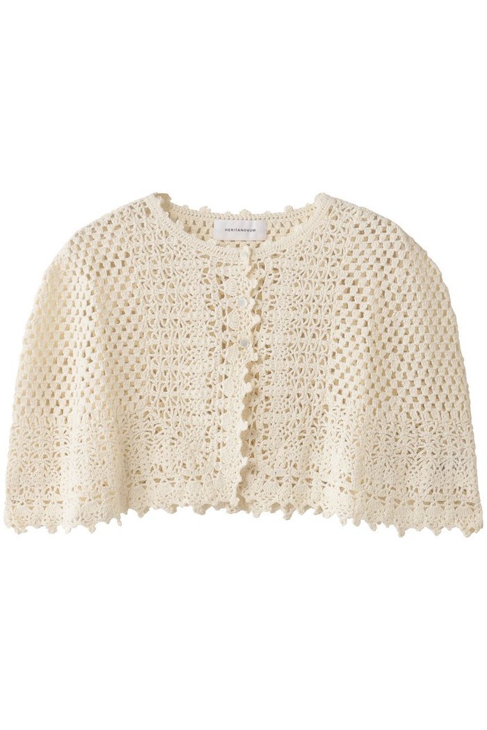 【ガリャルダガランテ/GALLARDAGALANTE】の【HERITANOVUM】クロシェットケープ インテリア・キッズ・メンズ・レディースファッション・服の通販 founy(ファニー) https://founy.com/ ファッション Fashion レディースファッション Fashion for Women トップス・カットソー Cut & Sew Tops ニット Knit Tops & Sweaters カーディガン・羽織り Layered Style Cardigans カーディガン Cardigan, Knitwear クロシェ Crochet, Knitted Lace ジャケット Jacket, Outerwear トレンド Trend, Trending Now |ID: prp329100004664832 ipo3291000000033744194