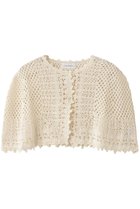 【ガリャルダガランテ/GALLARDAGALANTE】の【HERITANOVUM】クロシェットケープ 人気、トレンドファッション・服の通販 founy(ファニー) ファッション Fashion レディースファッション Fashion for Women トップス・カットソー Cut & Sew Tops ニット Knit Tops & Sweaters カーディガン・羽織り Layered Style Cardigans カーディガン Cardigan, Knitwear クロシェ Crochet, Knitted Lace ジャケット Jacket, Outerwear トレンド Trend, Trending Now 再入荷 Restock / Back in Stock thumbnail オフホワイト|ID: prp329100004664832 ipo3291000000035784094