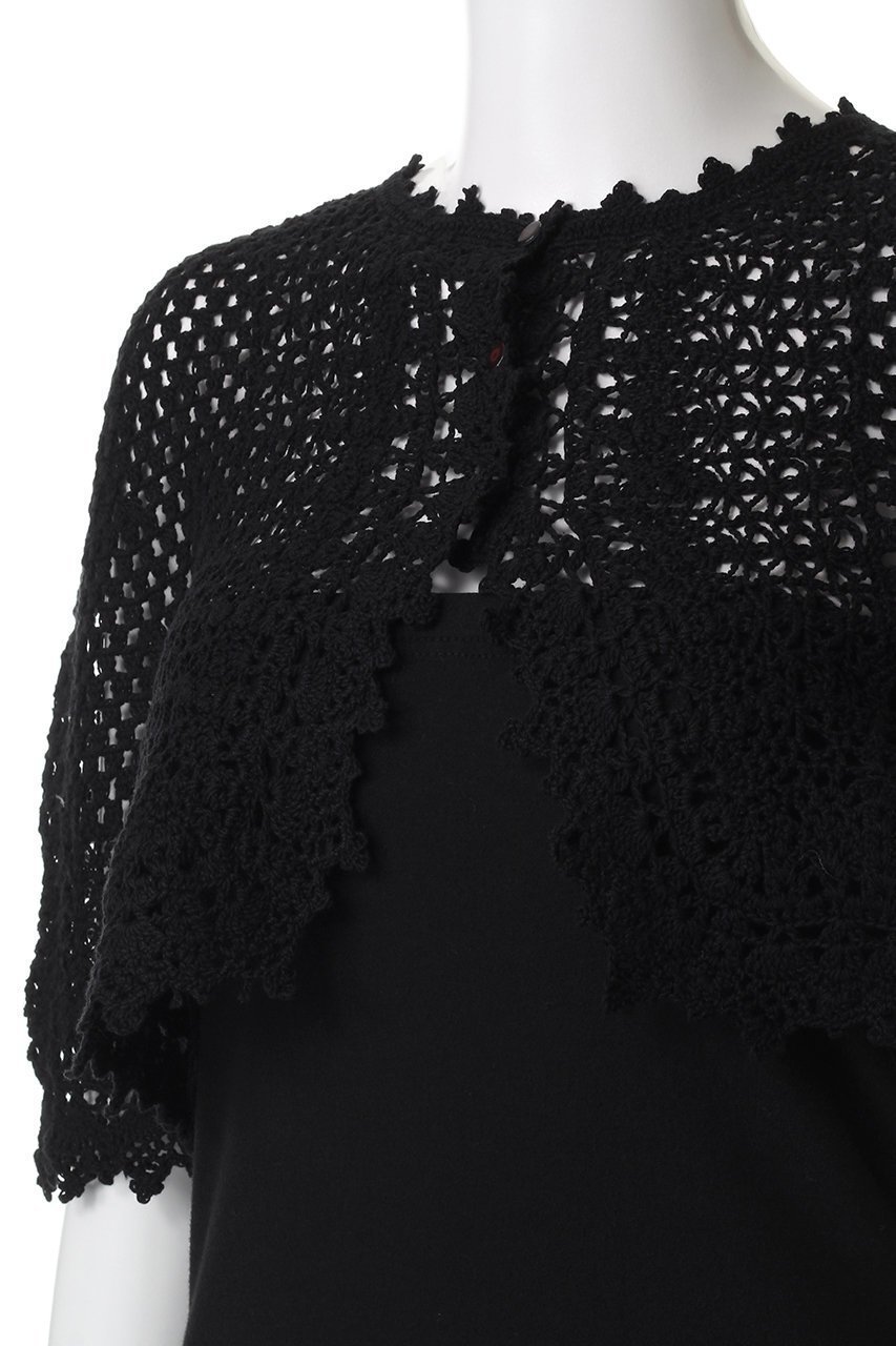 【ガリャルダガランテ/GALLARDAGALANTE】の【HERITANOVUM】クロシェットケープ 人気、トレンドファッション・服の通販 founy(ファニー) 　ファッション　Fashion　レディースファッション　Fashion for Women　トップス・カットソー　Cut & Sew Tops　ニット　Knit Tops & Sweaters　カーディガン・羽織り　Layered Style Cardigans　カーディガン　Cardigan, Knitwear　クロシェ　Crochet, Knitted Lace　ジャケット　Jacket, Outerwear　トレンド　Trend, Trending Now　再入荷　Restock / Back in Stock　other-5|ID: prp329100004664832 ipo3291000000035784099