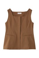 【ガリャルダガランテ/GALLARDAGALANTE】の【セットアップ対応】スクエアネックベスト 人気、トレンドファッション・服の通販 founy(ファニー) ファッション Fashion レディースファッション Fashion for Women アウター Coat / Outerwear Collection レディースジャケット・軽アウター Jackets カットソー Cut and Sewn Top ジャケット Jacket, Outerwear スクエア Square, Square Shape セットアップ Set-Up, Coordinated Outfit デコルテ Décolleté, Neckline ノースリーブ Sleeveless, No-Sleeve パーティ Party, Party Style フレア Flare, Flared ベスト Vest, Waistcoat 新作・新入荷 New Arrivals / New In |ID:prp329100004664833