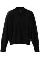 【マルティニーク/martinique】の襟付きニットプルオーバー 人気、トレンドファッション・服の通販 founy(ファニー) ファッション Fashion レディースファッション Fashion for Women トップス・カットソー Cut & Sew Tops ニット Knit Tops & Sweaters カジュアルプルオーバー・ニットトップス Pullovers & Knit Tops / Casual Pullovers キャミソール Camisole, Spaghetti Strap Top シアー Sheer, See-Through ビスチェ Bustier, Corset Top 秋 Autumn thumbnail ブラック|ID: prp329100004664836 ipo3291000000035694875