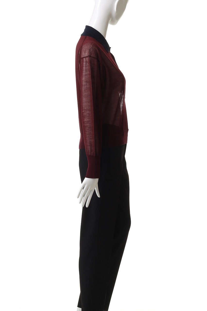 【マルティニーク/martinique】の襟付きニットプルオーバー 人気、トレンドファッション・服の通販 founy(ファニー) 　ファッション　Fashion　レディースファッション　Fashion for Women　トップス・カットソー　Cut & Sew Tops　ニット　Knit Tops & Sweaters　カジュアルプルオーバー・ニットトップス　Pullovers & Knit Tops / Casual Pullovers　キャミソール　Camisole, Spaghetti Strap Top　シアー　Sheer, See-Through　ビスチェ　Bustier, Corset Top　秋　Autumn　other-3|ID: prp329100004664836 ipo3291000000035694877