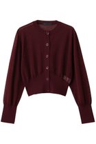 【マルティニーク/martinique】のシアーニットカーディガン ボルドー|ID: prp329100004664838 ipo3291000000036128237