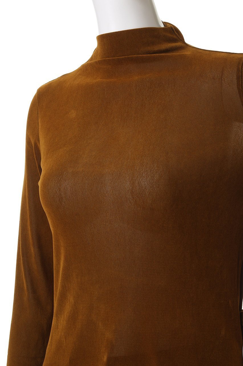 【ランバン オン ブルー/LANVIN en Bleu】のフロッキーチュールカットソー 人気、トレンドファッション・服の通販 founy(ファニー) 　ファッション　Fashion　レディースファッション　Fashion for Women　トップス・カットソー　Cut & Sew Tops　シャツ・ブラウス・オフィスカジュアル　Elegant Blouses & Button-Ups　ロングTシャツ・Tシャツ　Longline T-Shirts & Tees　カットソー・ベーシックTシャツ　Cut-and-Sewn Tops / Stretch Tees & Basics　カットソー　Cut and Sewn Top　シンプル　Simple, Minimal　スリーブ　Sleeve, Long Sleeve / Short Sleeve　ロング　Long, Long-Length　エレガント 上品　Elegant　other-5|ID: prp329100004664846 ipo3291000000035639420